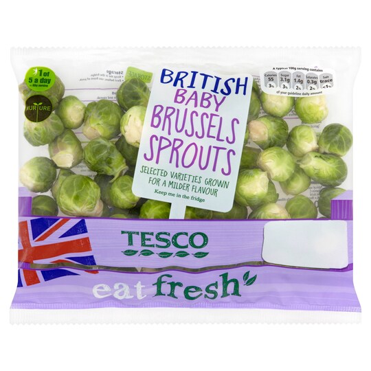 Baby Sprouts 300G Class 1 Tesco Groceries