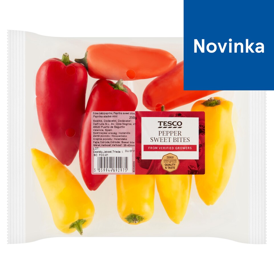 Tesco Paprika sladká mini 250 g