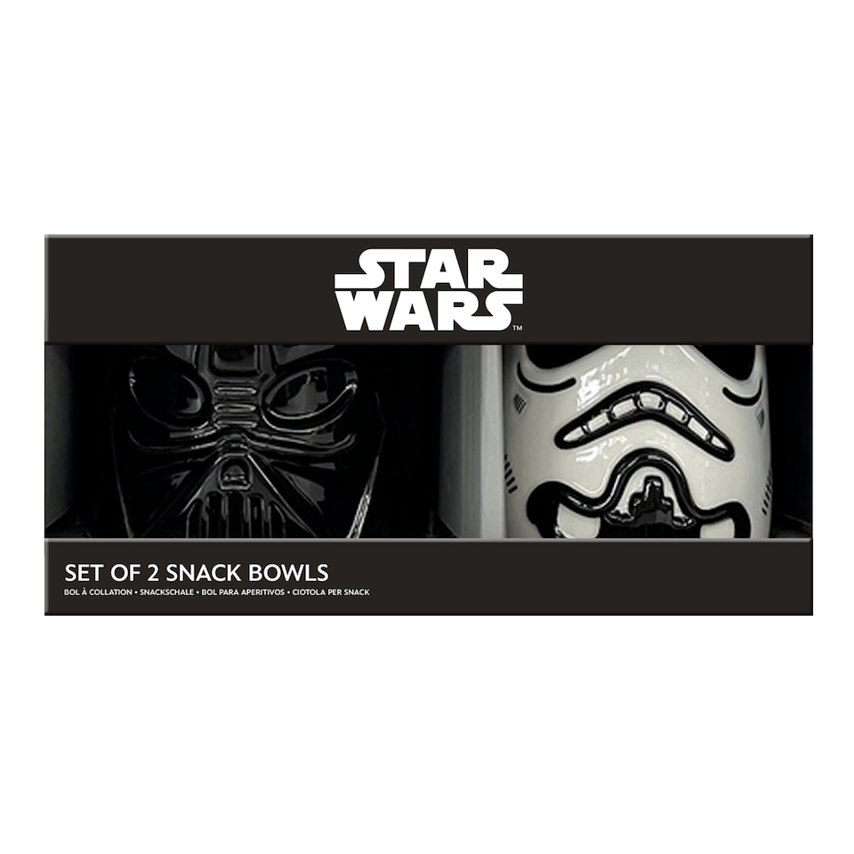 image 1 of Star Wars Ceramic Set of 2 Snack Bowls