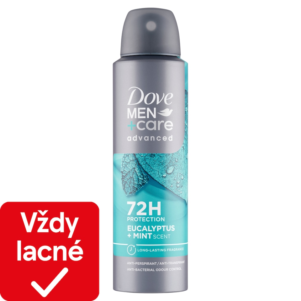 obrázok 1 z Dove Men+Care Advanced Eucalyptus Antiperspirant sprej 150 ml