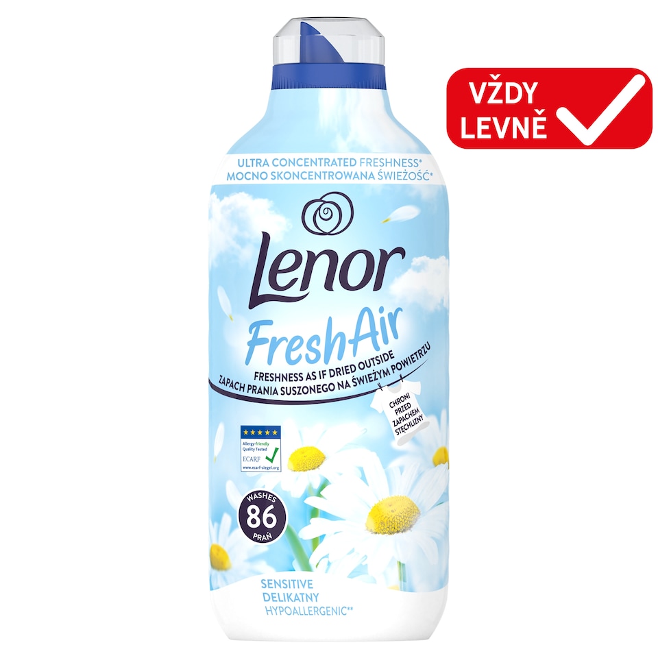 Obrázek 1 pro produkt Lenor Fresh Air Aviváž 86 Praní, Sensitive