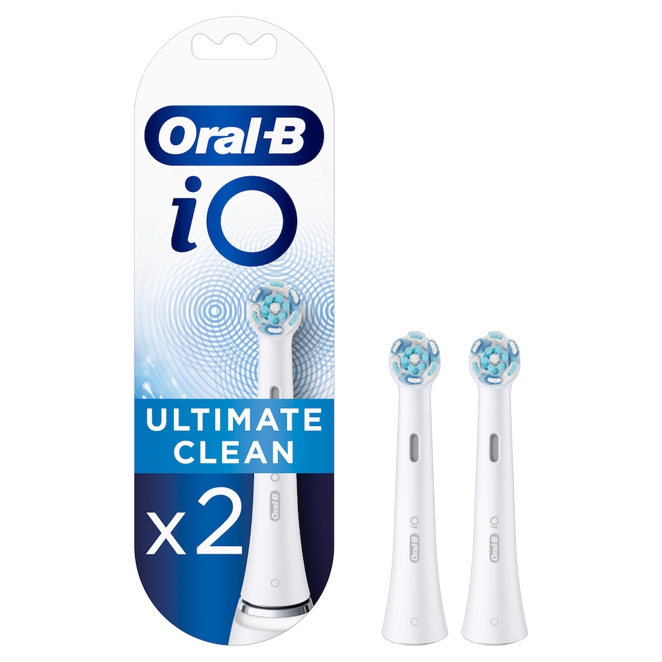 image 1 of Oral-B Io Ultimate Clean White Electric Toothbrush Heads 2