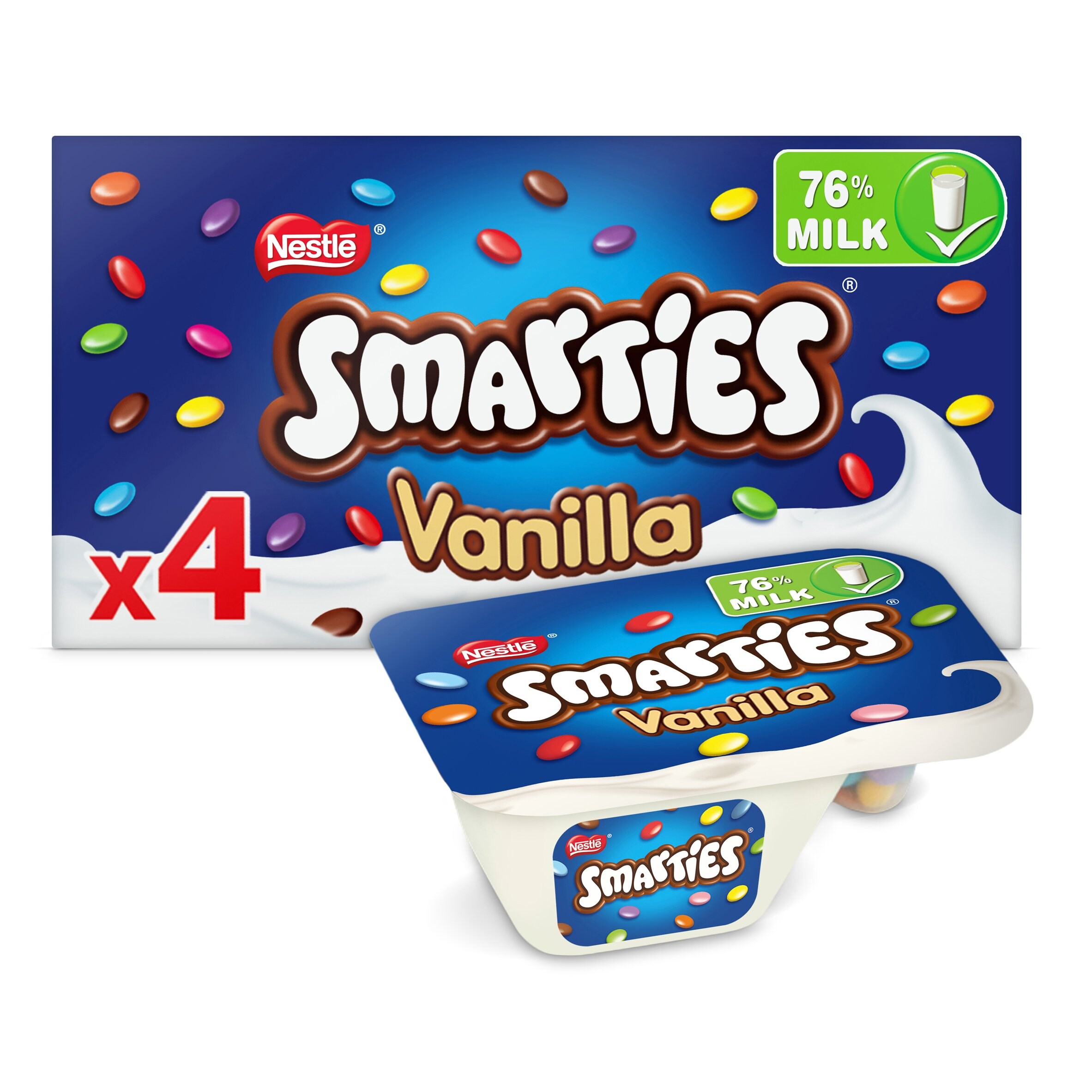 Nestle Smarties Split Pot Yogurts 4X120g