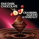 image 2 of Lindt Cranberry Almond & Hazelnut Dark Chocolate Bar 100G