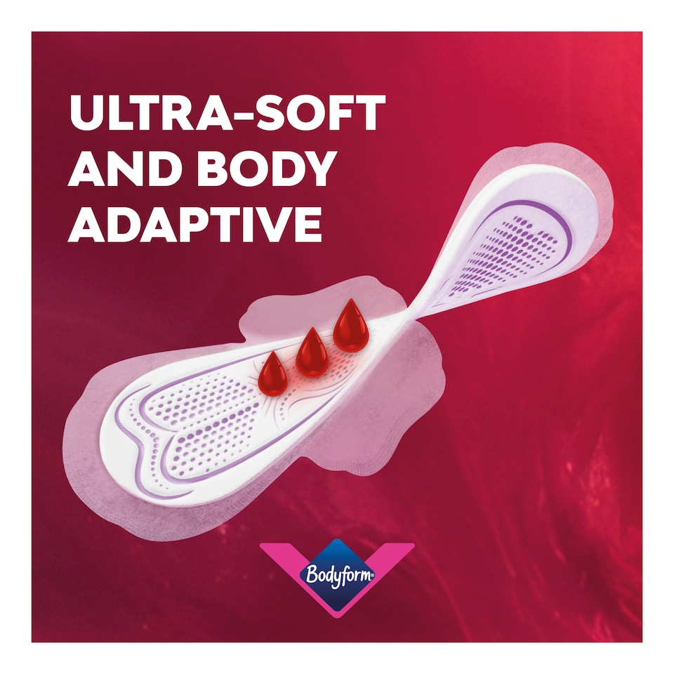 image 1 of Bodyform Ultimate Ultra Long Sanitary Towels Wings 10 pack