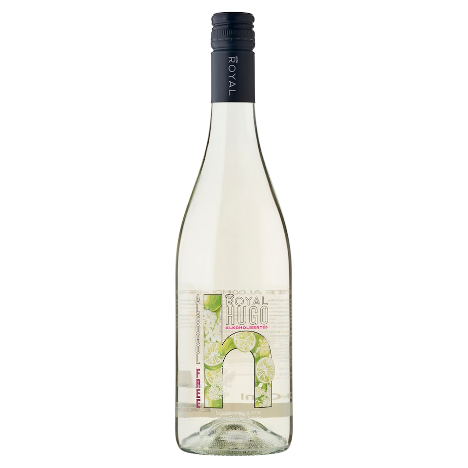 Royal Hugo alkoholmentes bodzavirág és lime ízű, szénsavas ital 750 ml 1. kép