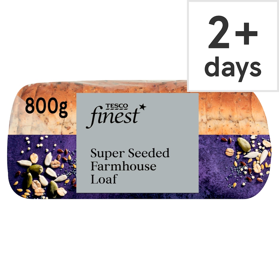Tesco Finest Super Seeded Sliced Farmhouse Loaf 800g