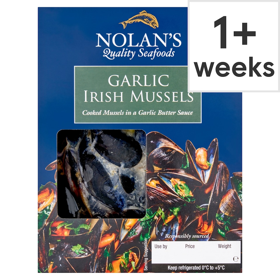Nolan's Garlic Irish Mussels 450g