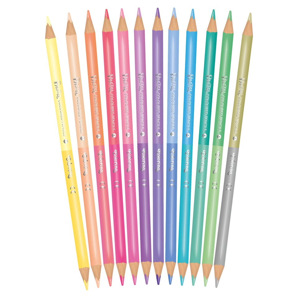 obrázok 1 z Colorino Pastel Colours farebné ceruzky 24 farieb 12 ks