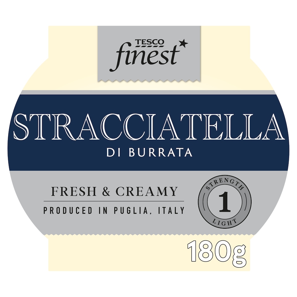 Tesco Finest Italian Stracciatella Cheese 180g