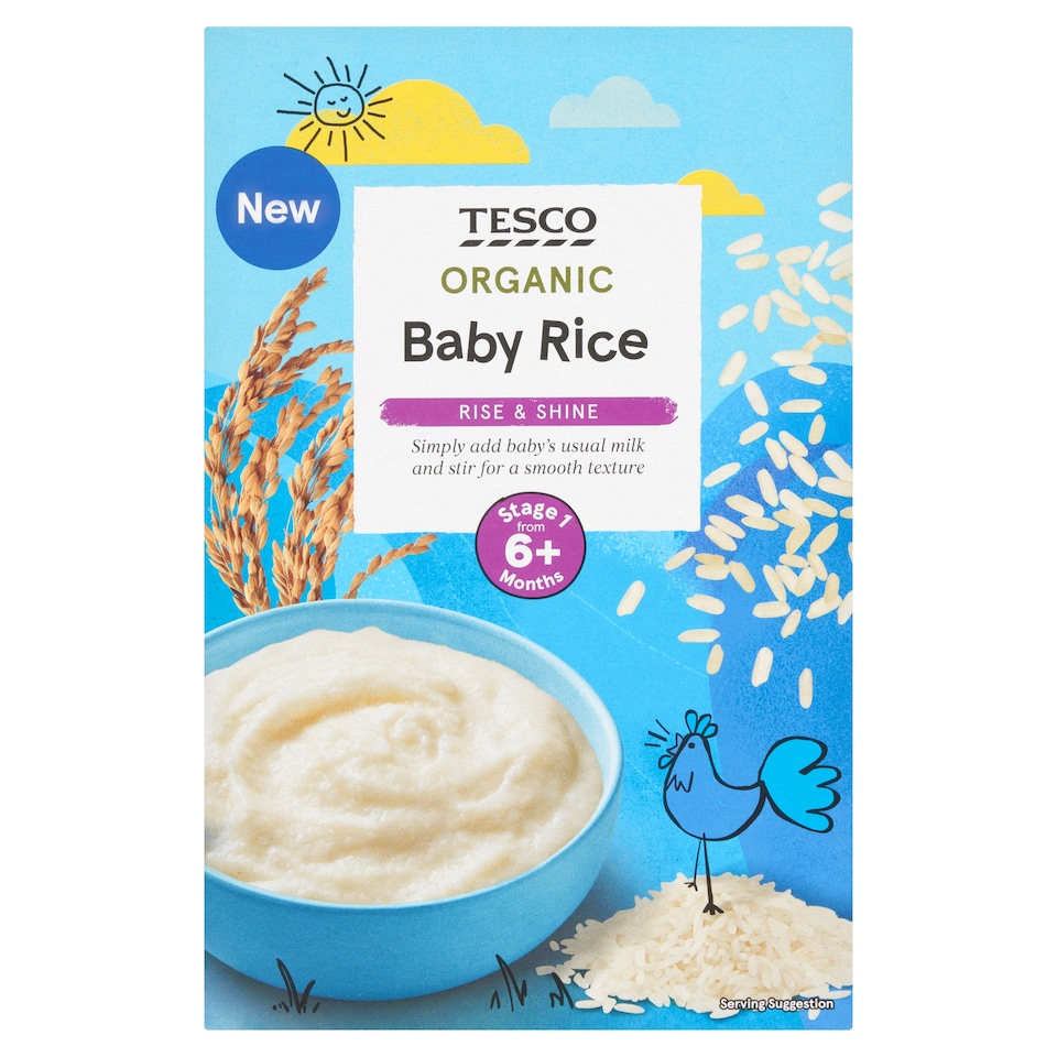 Tesco Organic Baby Rice 100g