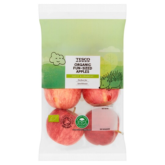 Tesco Organic Goodness Apples 420G Tesco Groceries