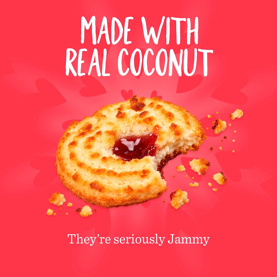 image 1 of Mrs Crimble's Large Coconut Jam Rings 6 Pack
