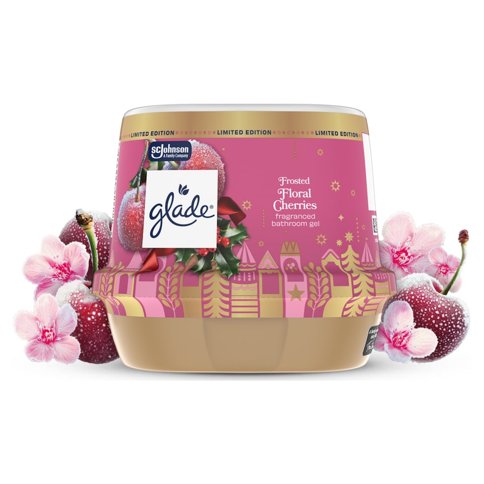 Glade Bathroom Gel Frosted Floral Cherries 180g