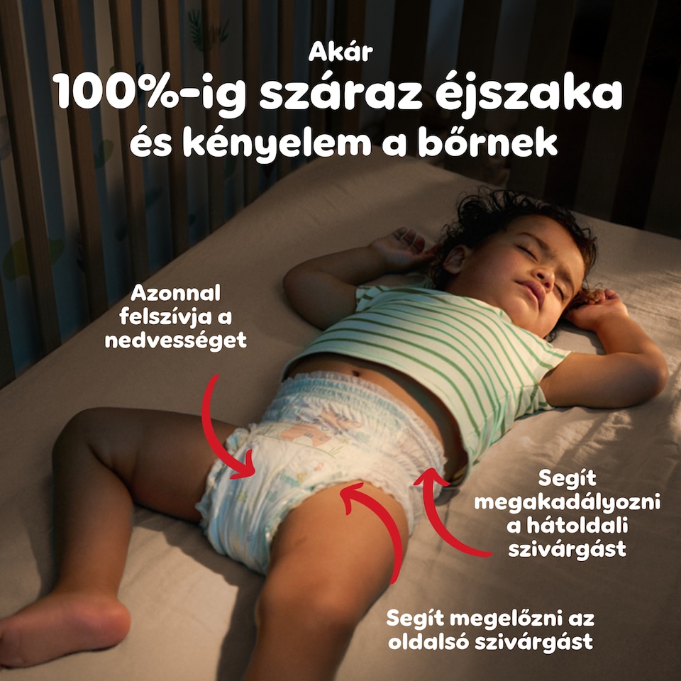 Pampers Active Baby Bugyipelenka, Méret: 7, 44 db Pelenka, 15kg+  1. kép