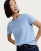 image 1 of F&F Pure Cotton Short Sleeved T-Shirt in Blue