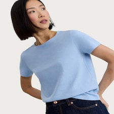 F&F Pure Cotton Short Sleeved T-Shirt in Blue