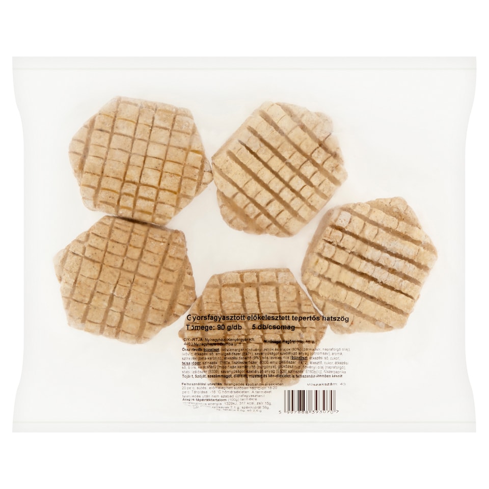Quick-Frozen Pre-Leavened Scone with Greaves 5 pcs 90 g