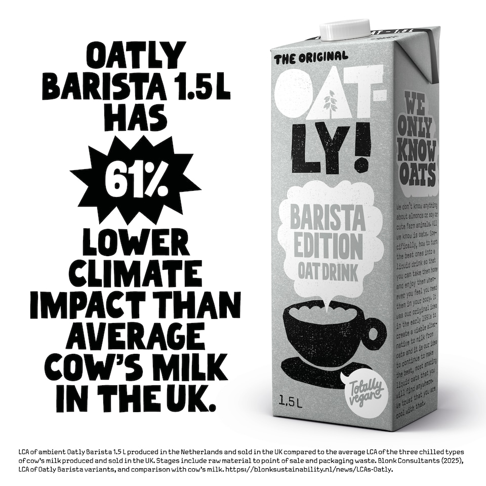 image 1 of Oatly The original Oat drink Barista Edition 1.5L