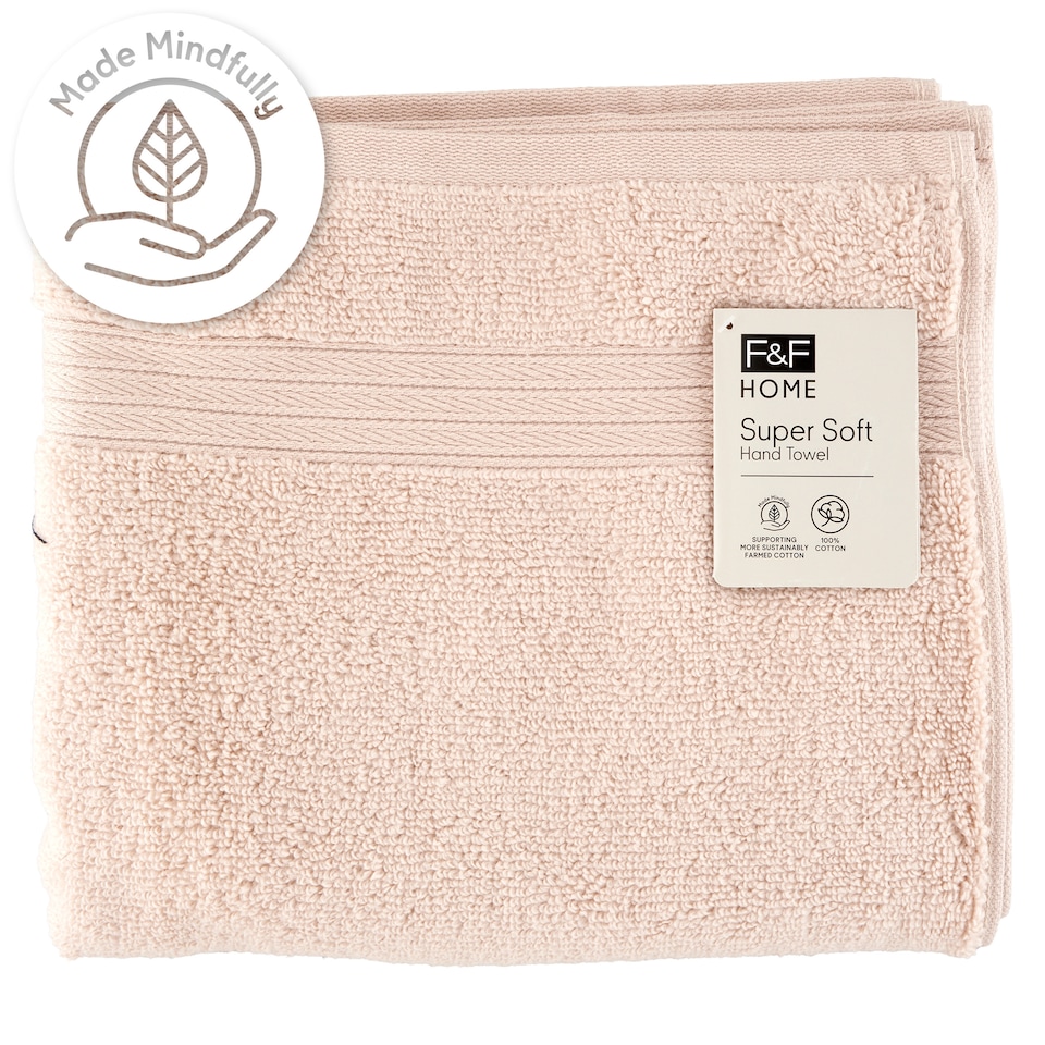 F&F Home Taupe Supersoft kéztörlő 50 cm x 90 cm