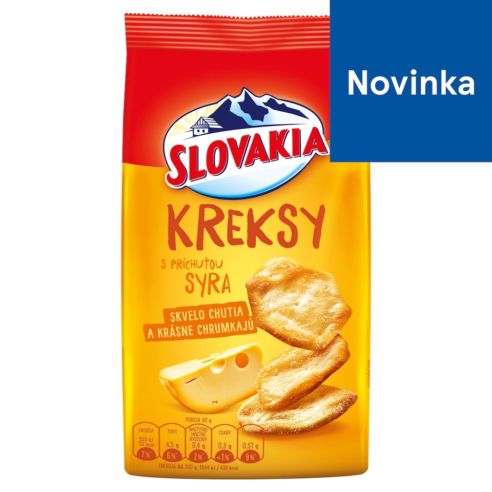 Slovakia Cheese-Flavored Crackers 90 g