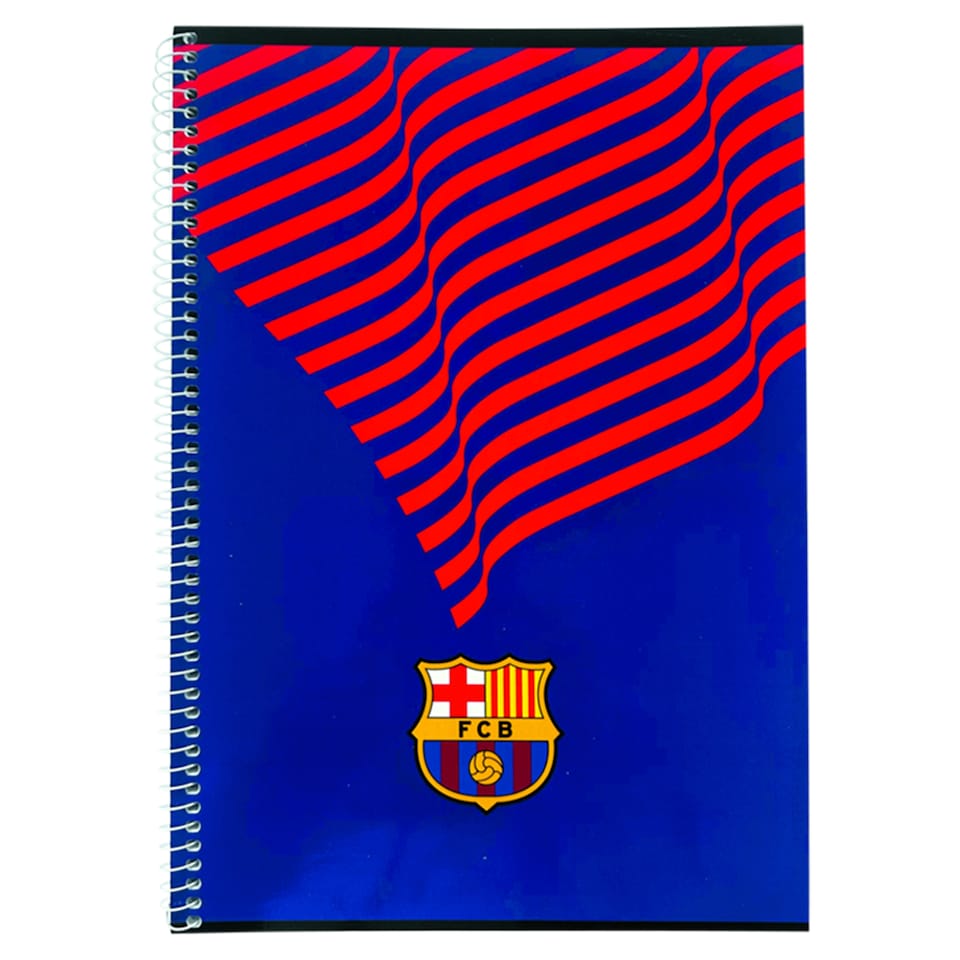 FCB Spiral Notebook Lined A4 80 Sheets
