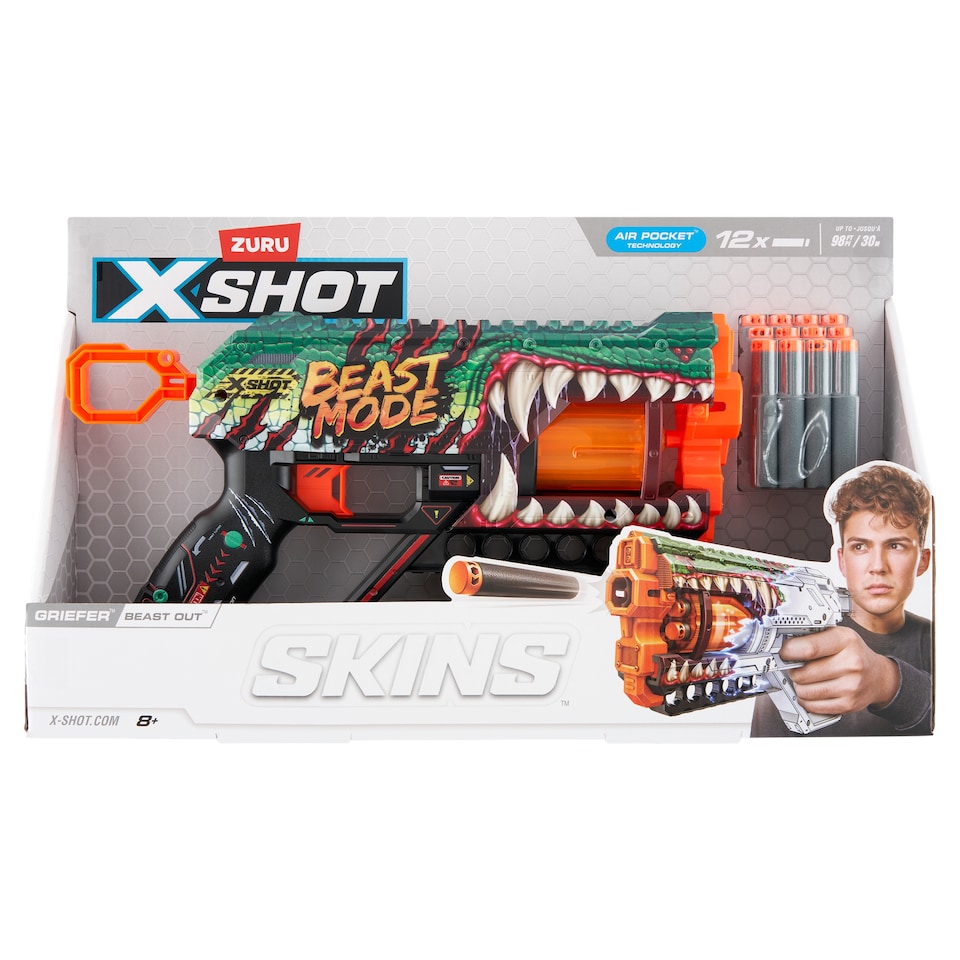 Zuru X-Shot Griefer Beast Out Toy Pistol