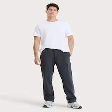 F&F Active EVERYHOUR Straight Leg Drawstring Cargo Joggers in Grey