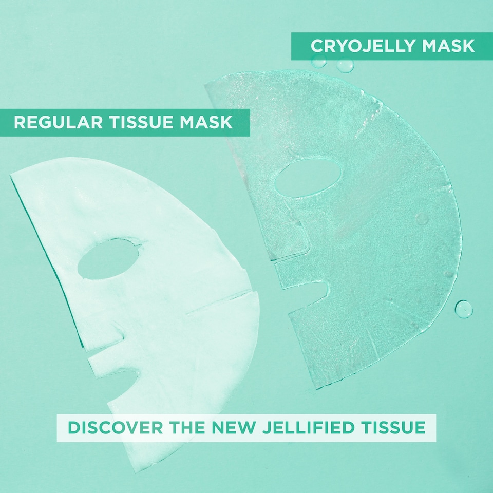 image 1 of Garnier Hyaluronic Cryo Sheet Mask 27G