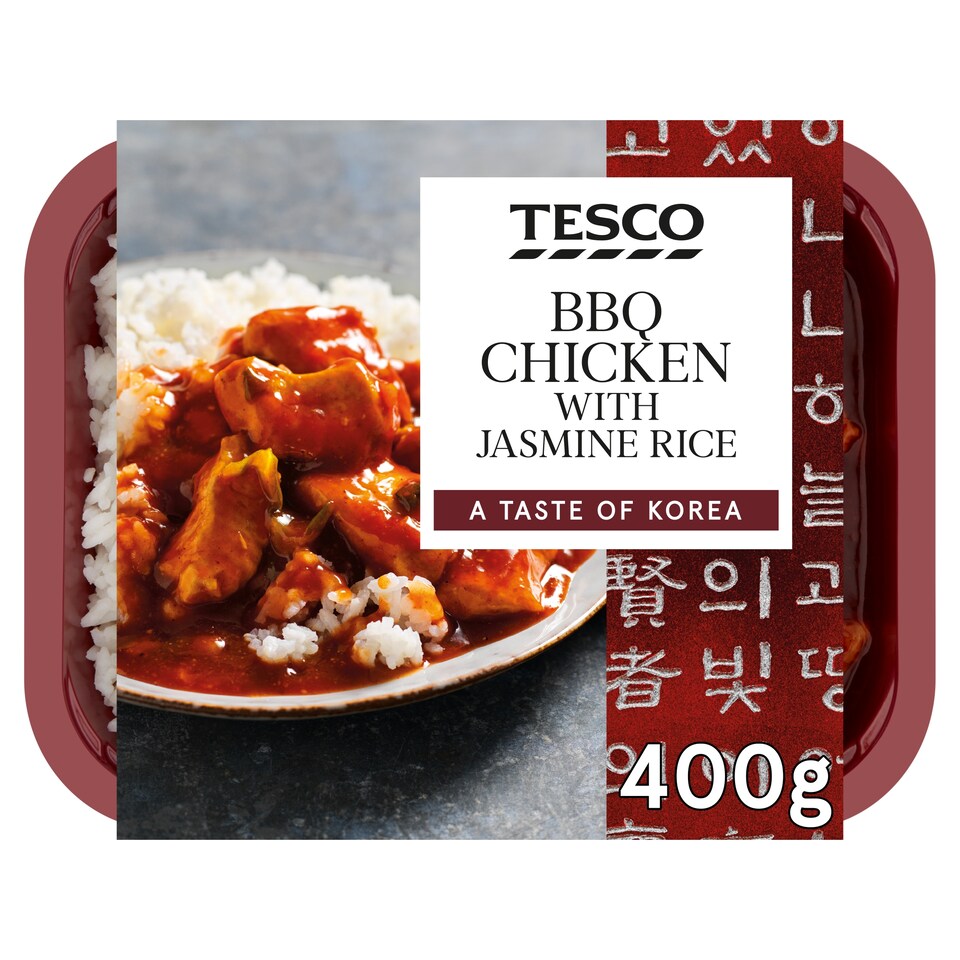 Tesco Bbq Chicken With Jasmine Rice 400G