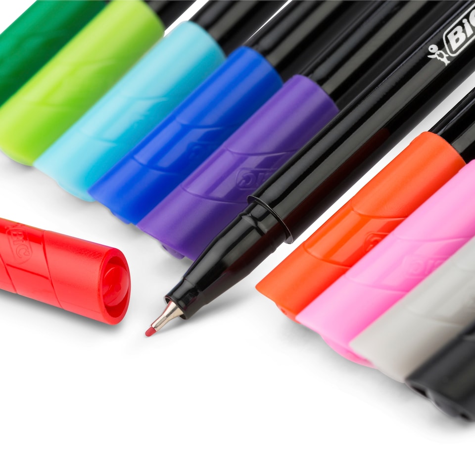 image 1 of Bic Intensity Fineliners Asstd 8 Pack