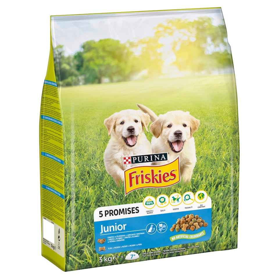 image 1 of Friskies® Junior with Chicken and Vegetables with Milk 3kg