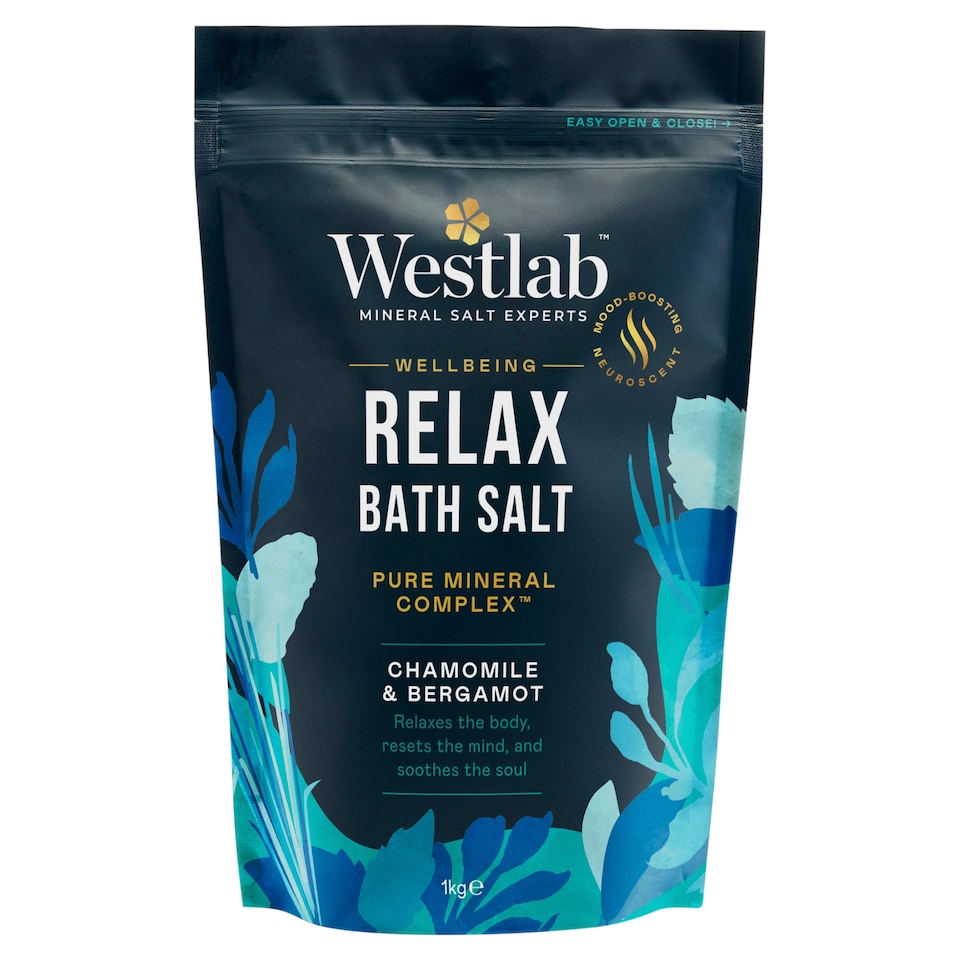 image 1 of Westlab Relax Bath Salts Chamomile & Bergamot 1kg