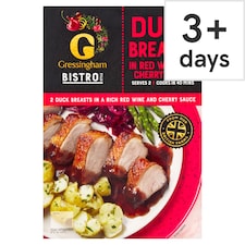 Gressingham Duck Breasts in Red Wine and Cherry Sauce 400g