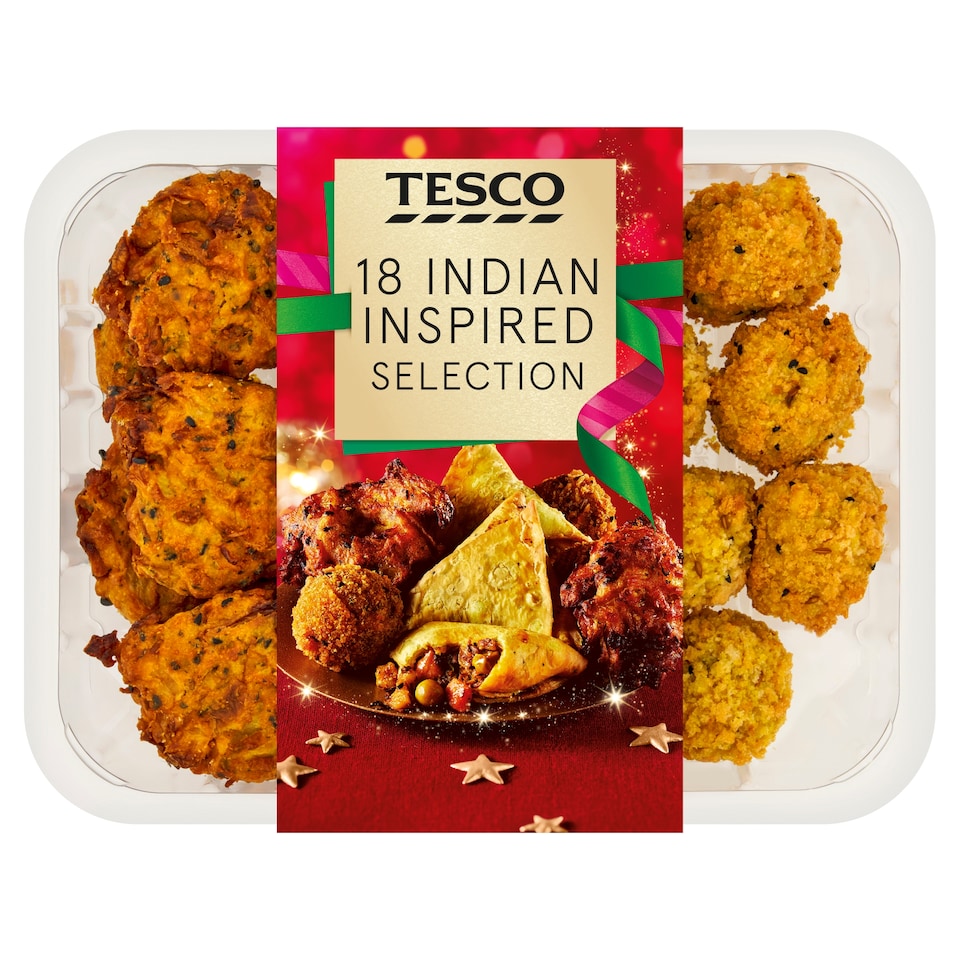 Tesco 18 Indian Inspired Selection 390g