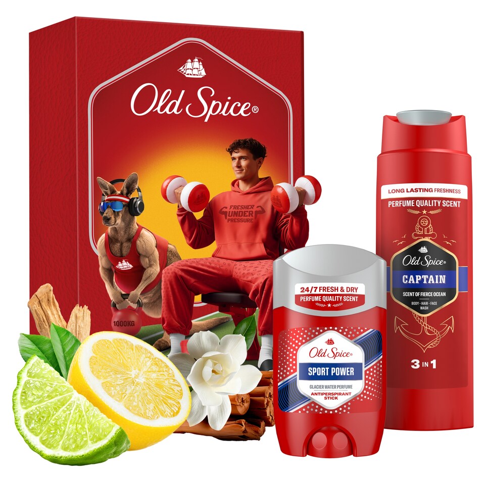 image 1 of Old Spice Sport Power & Captain Giftset