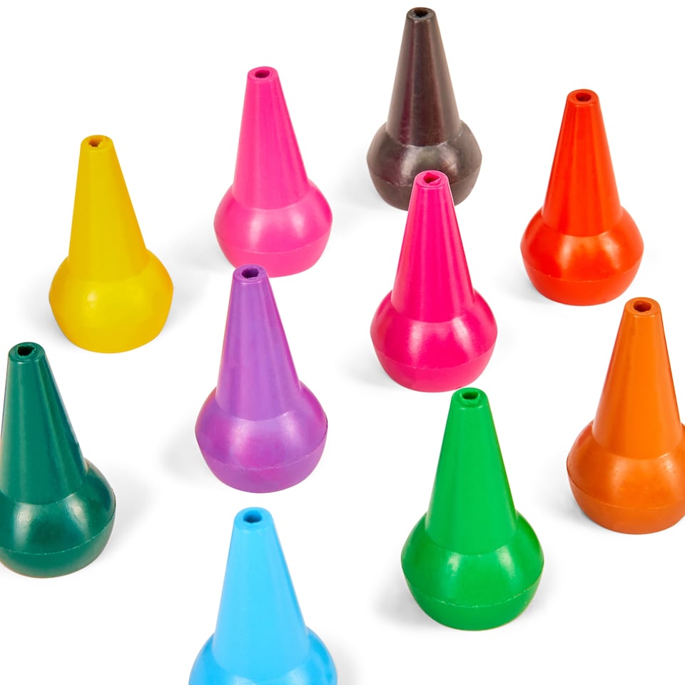 image 1 of Junior Artistry Stacking Finger Crayons 12pk