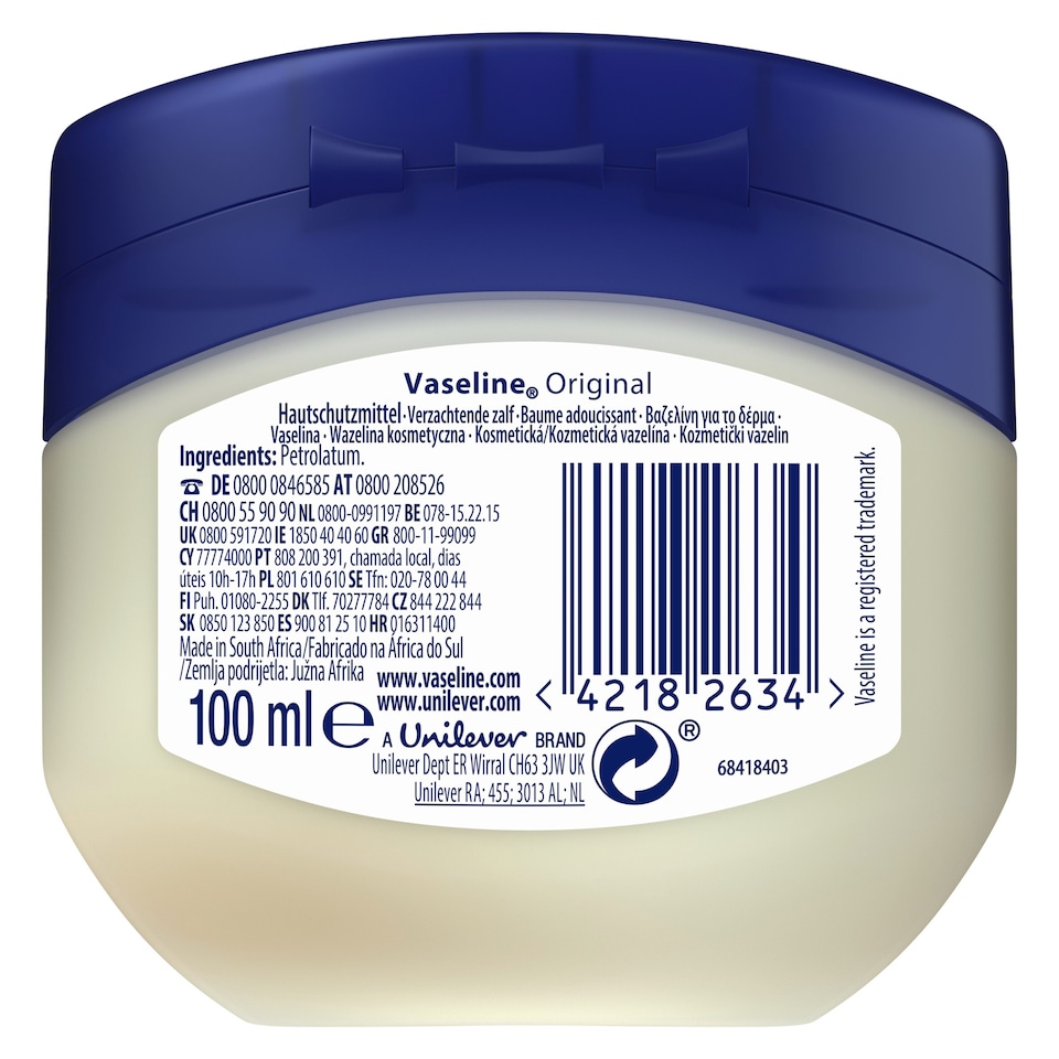 image 1 of Vaseline Petroleum Jelly 100ml