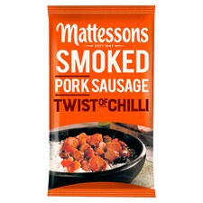MATTESSONS SMK PORK SAUSAGE CHILLI 325G