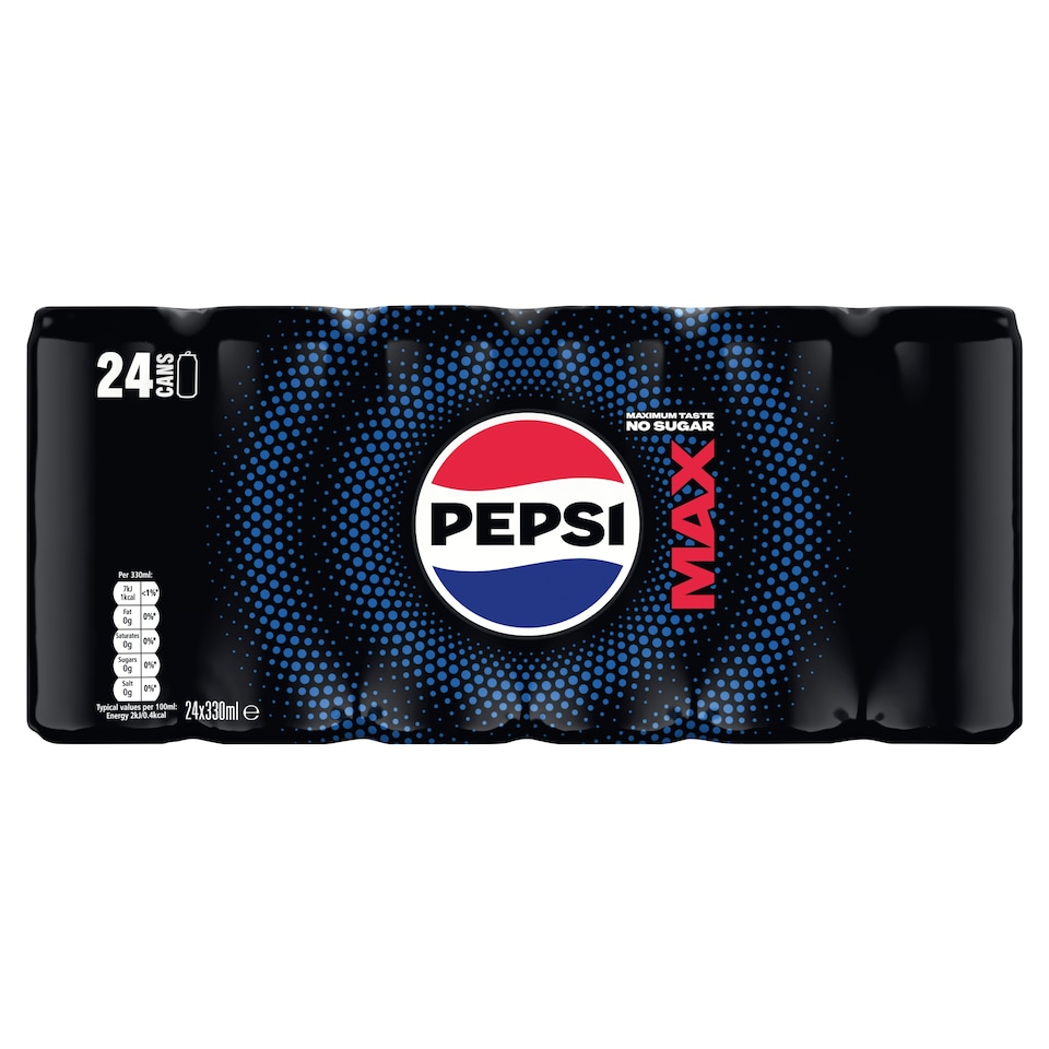 Pepsi Max 330Ml Can Mp24x1