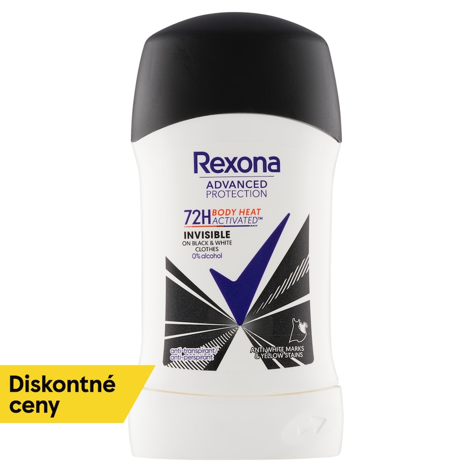 obrázok 1 z Rexona Advanced Protection Invisible black&white Tuhý antiperspirant 50 ml