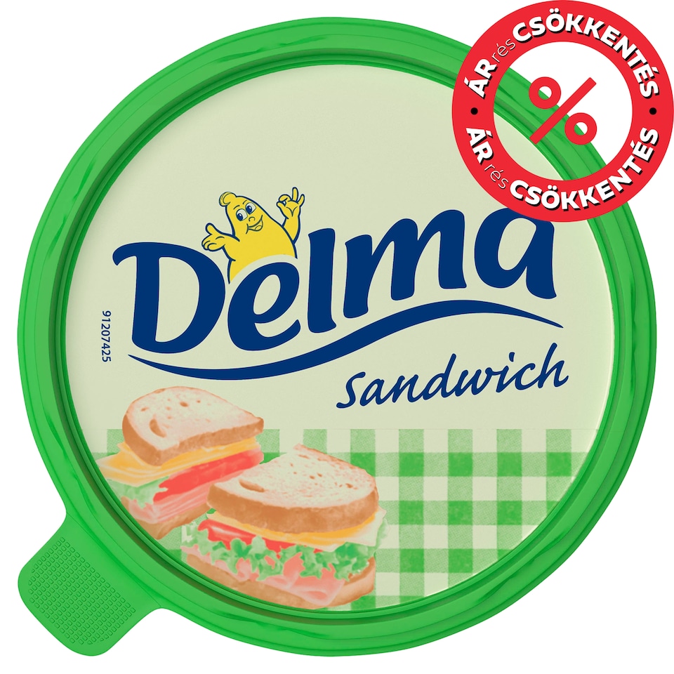 Delma Sandwich 20% zsírtartalmú margarin 450 g  1. kép