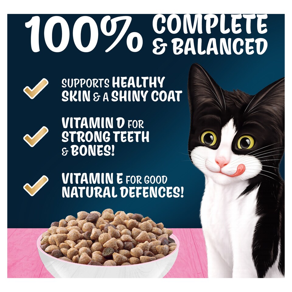 image 1 of FELIX Dry Kitten Doubly Delicious Salmon 750g  
