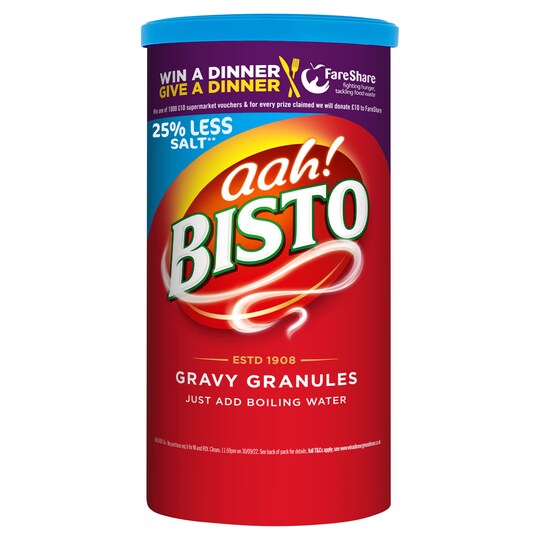Bisto Traditional Reduced Salt Gravy Granules 350G