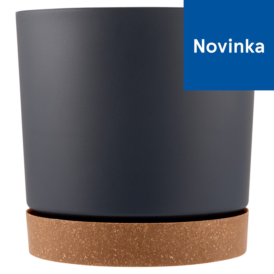 Prosperplast Anthracite kvetináč 148 x 147 mm