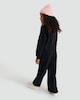 image 2 of F&F Girls 2-Piece Cotton Rich Los Angeles Sweatshirt and Joggers Set in Black