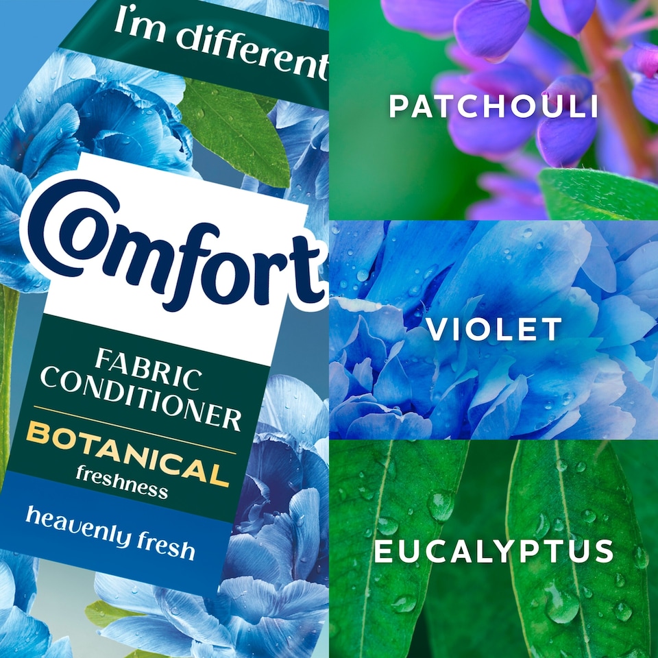 image 1 of Comfort Botanical Heavenly Fresh Fabric Conditioner 64 Wash 960ml