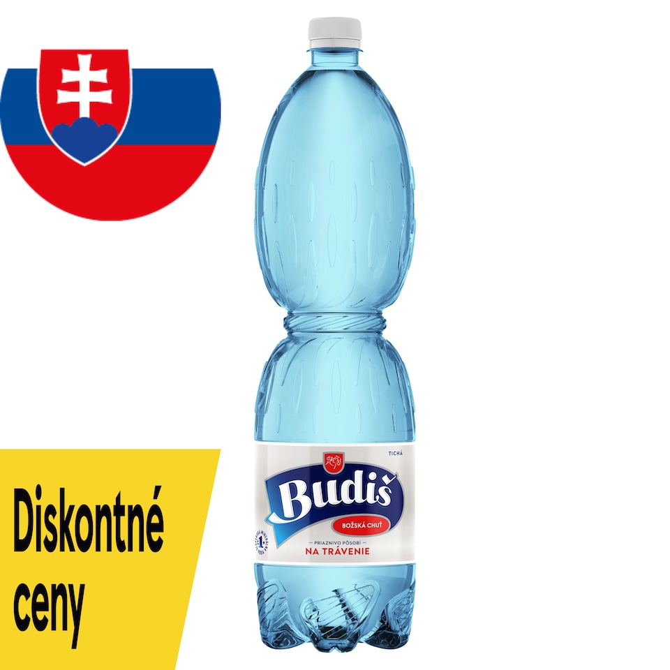 Budiš Prírodná minerálna voda tichá 1,5 l