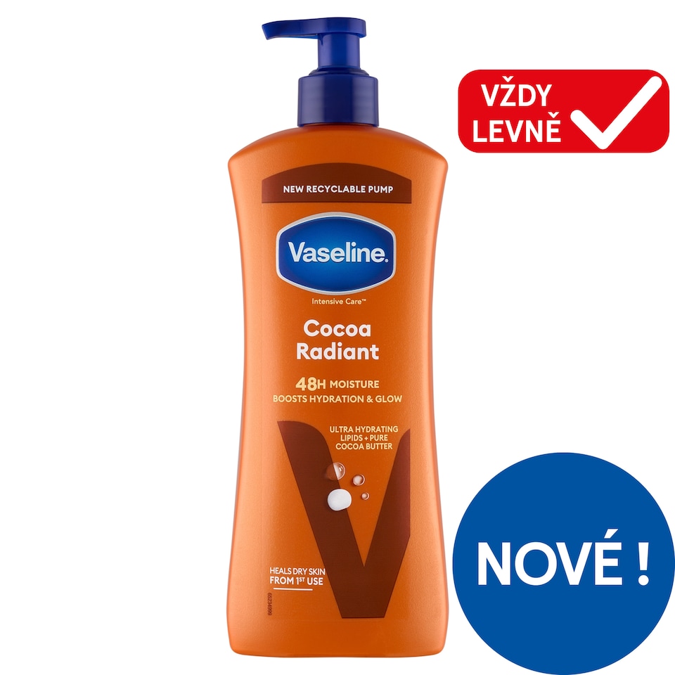 image 1 of Vaseline Cocoa Radiant Body Lotion 600ml