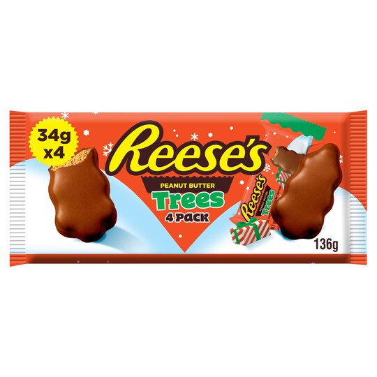 Reese's Peanut Butter Tree 34G X 4 Tesco Groceries